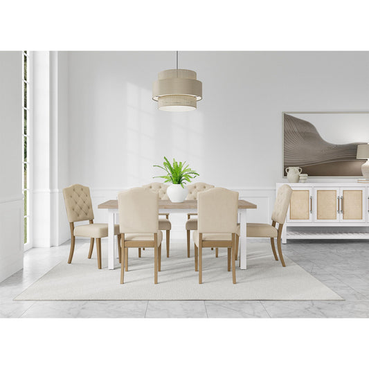 Rosalie - Leg Dining Table - White