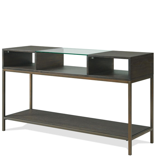 Hyde - Rectangular Console Table - Dark Brown