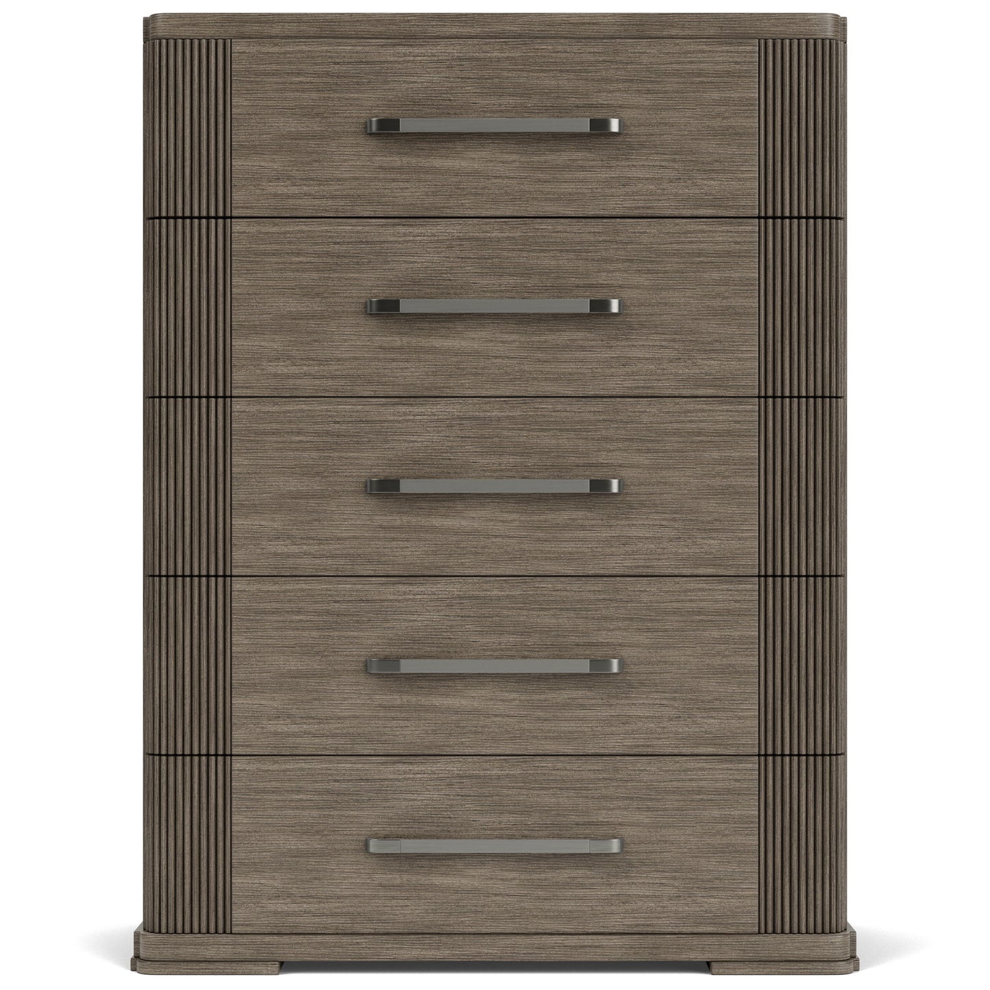 Sariel - Five Drawer Chest - Dark Brown