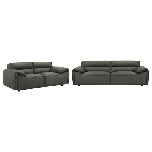 Buxton - Leather Upholstered Sofa Set