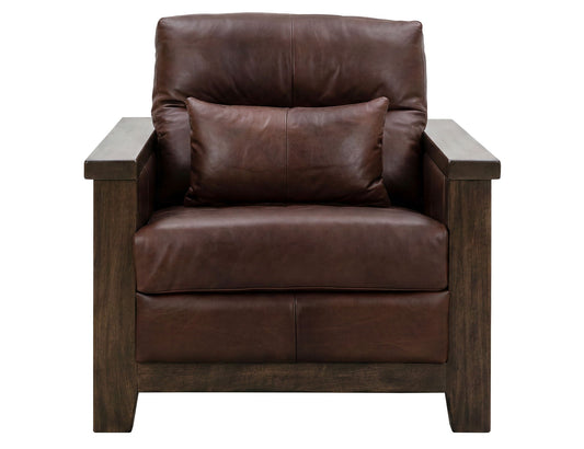Walnut - Armchair - Brown