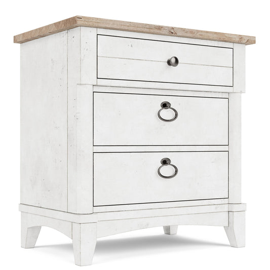 Maddox - 3 Drawer Nightstand - White