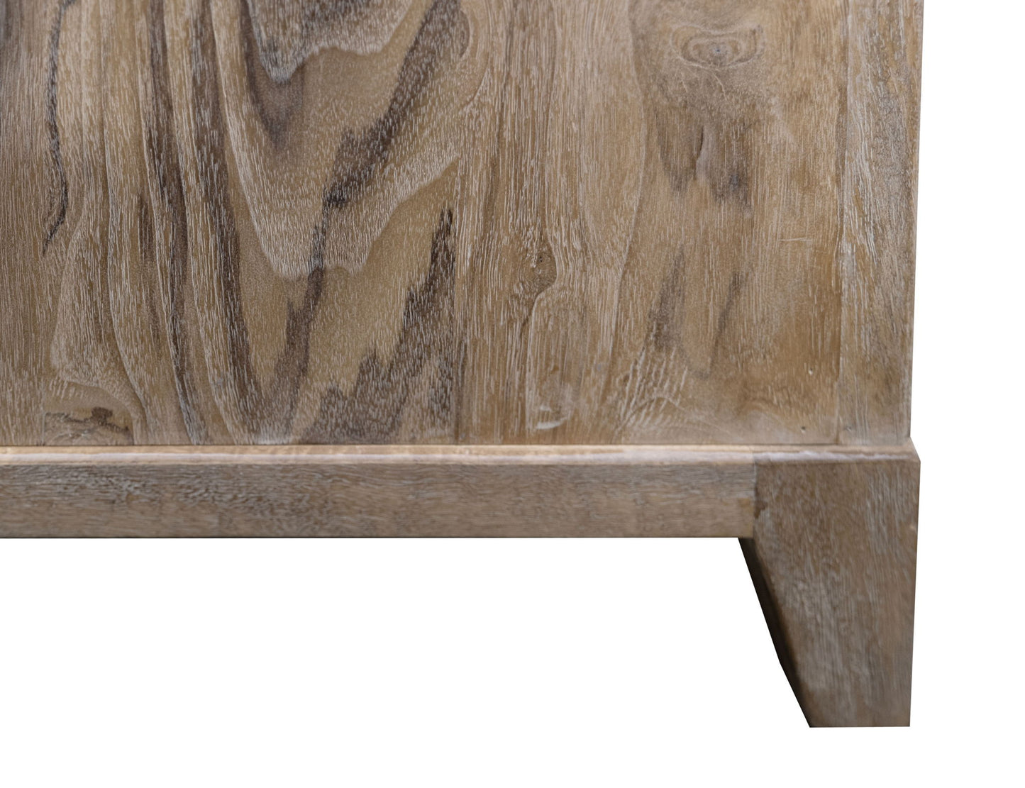White Teak - Nightstand - Ivory White