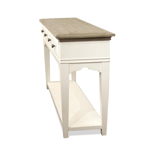 Myra - Sofa Table - Natural / Paperwhite
