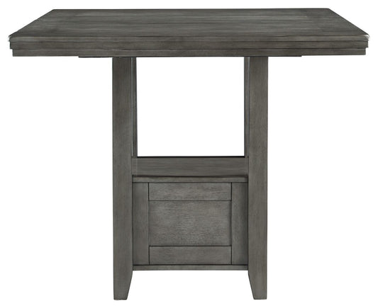 Hallanden - Rectangular Dining Room Counter Extension Table - Gray