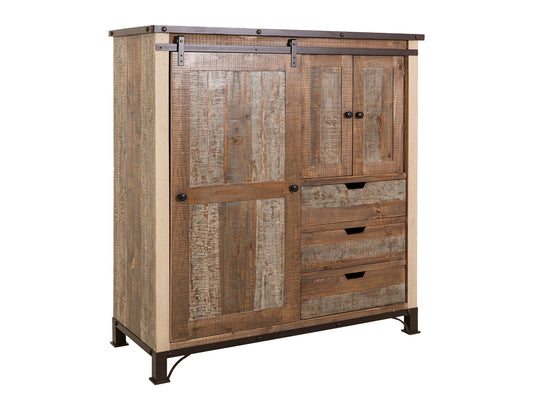 Antique - Сhest With 3 Drawers - Multicolor