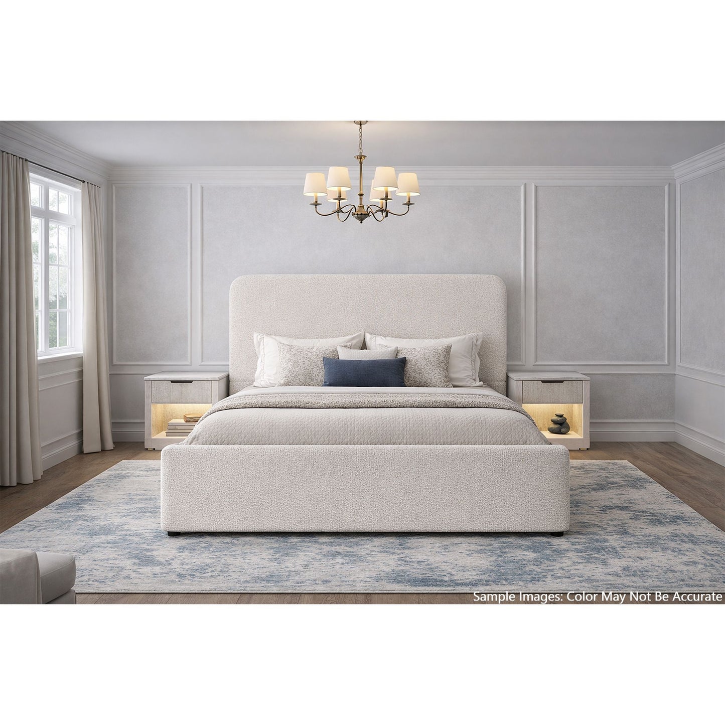 Stellar - Upholstered Bed With 13 Slats