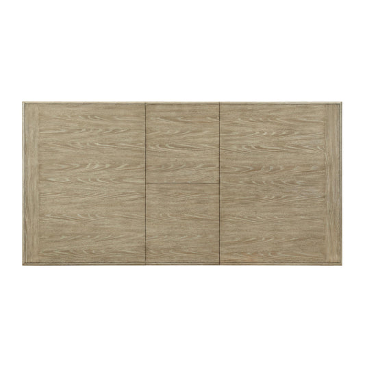 Myra - Rectangular Leg Dining Table - Natural / Paperwhite