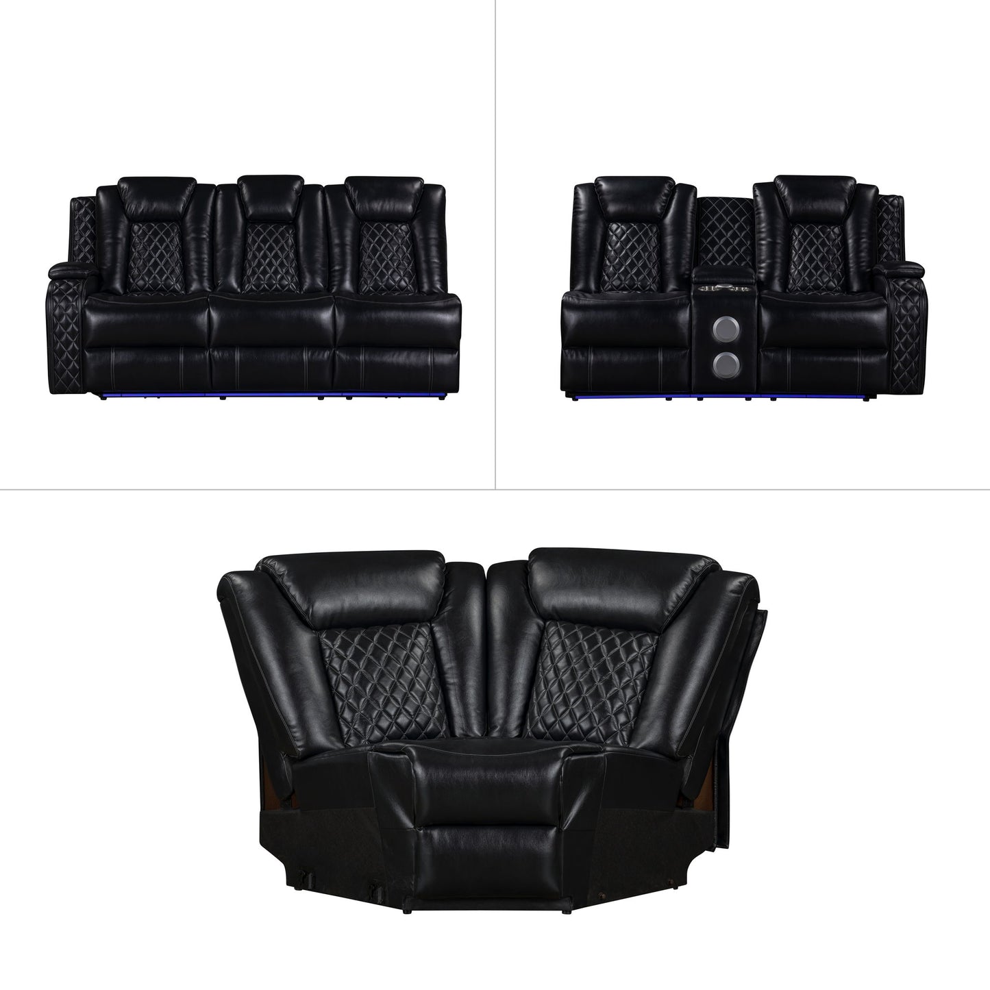Orion II - 3 Piece Reclining Sectional