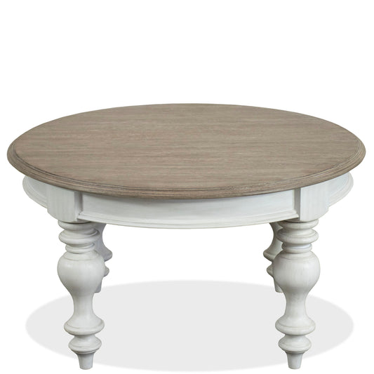 Jameson - Round Cocktail Table - White