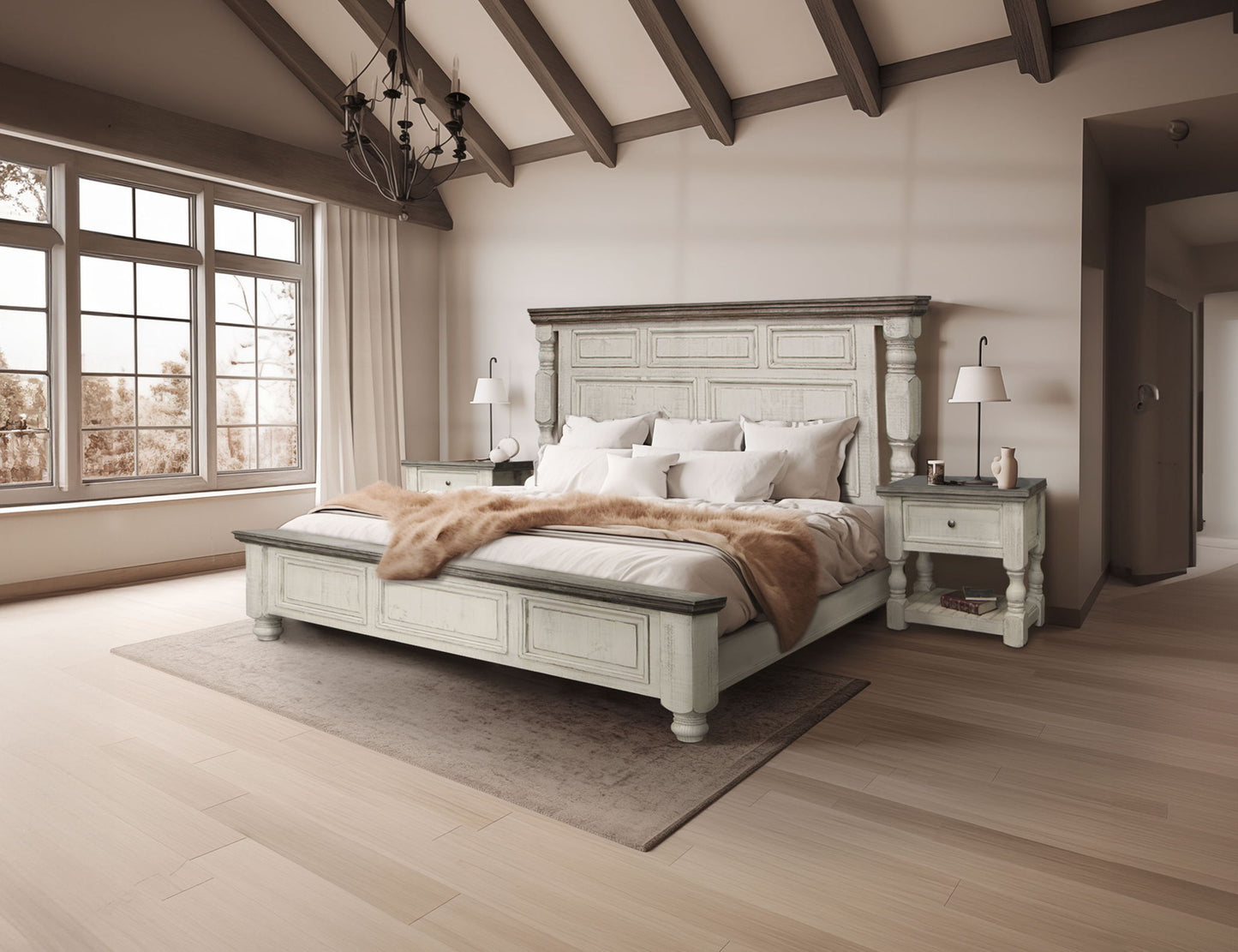 Stone - Panel Bed
