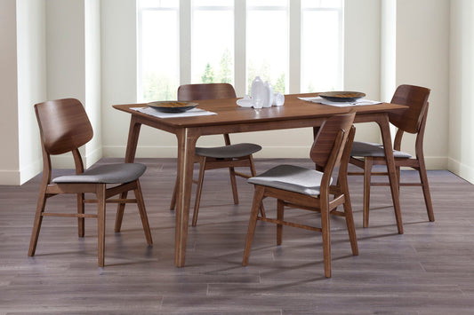 Oscar - 60" Dining Walnut Table Set