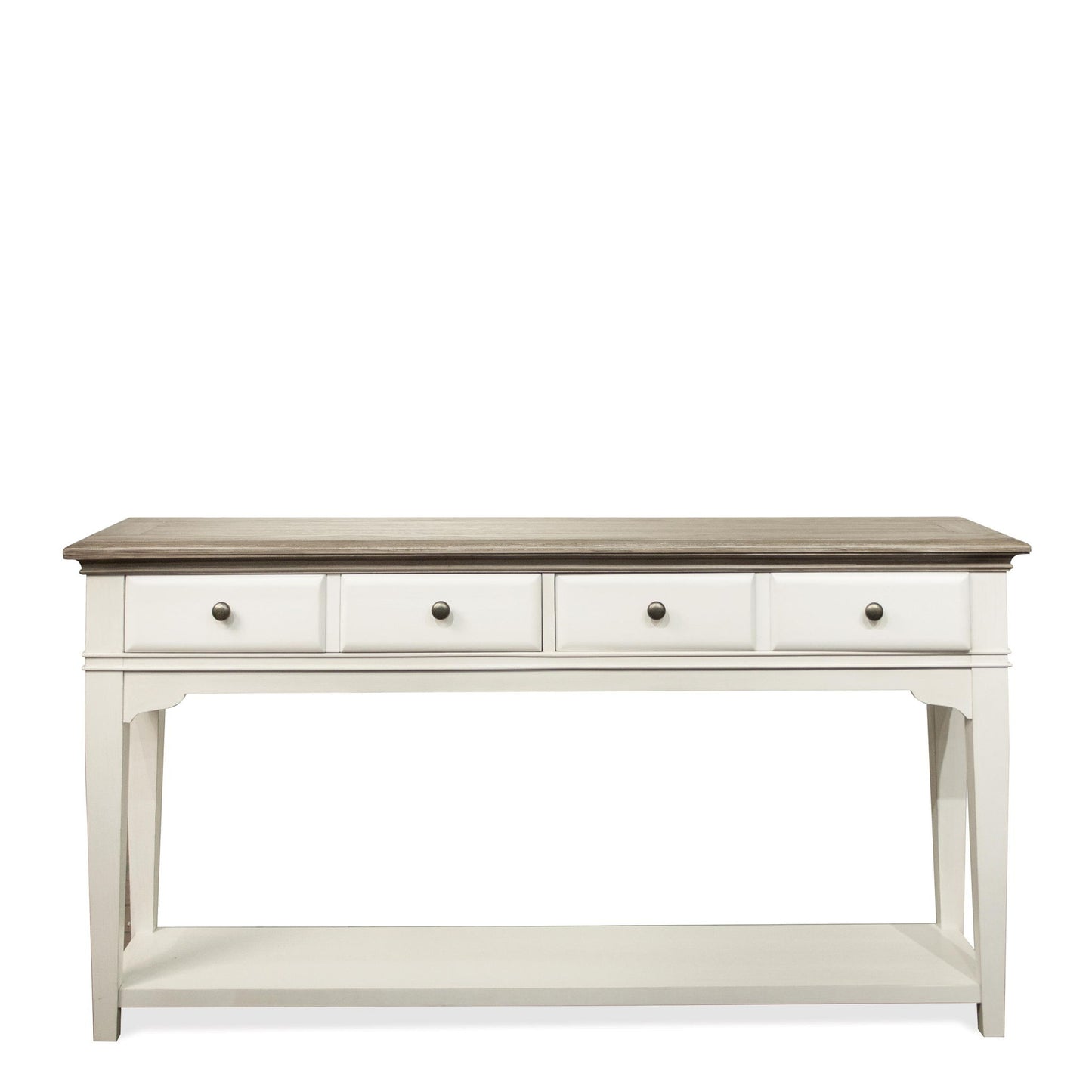 Myra - Sofa Table - Natural / Paperwhite