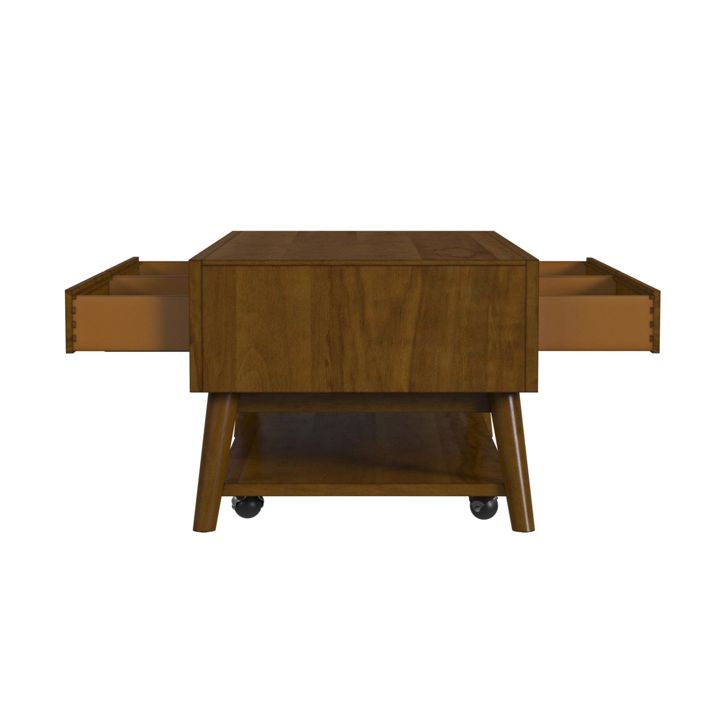 Santa Barbara - 2 Piece Occasional Table Set (Coffee Table & End Table) - Walnut