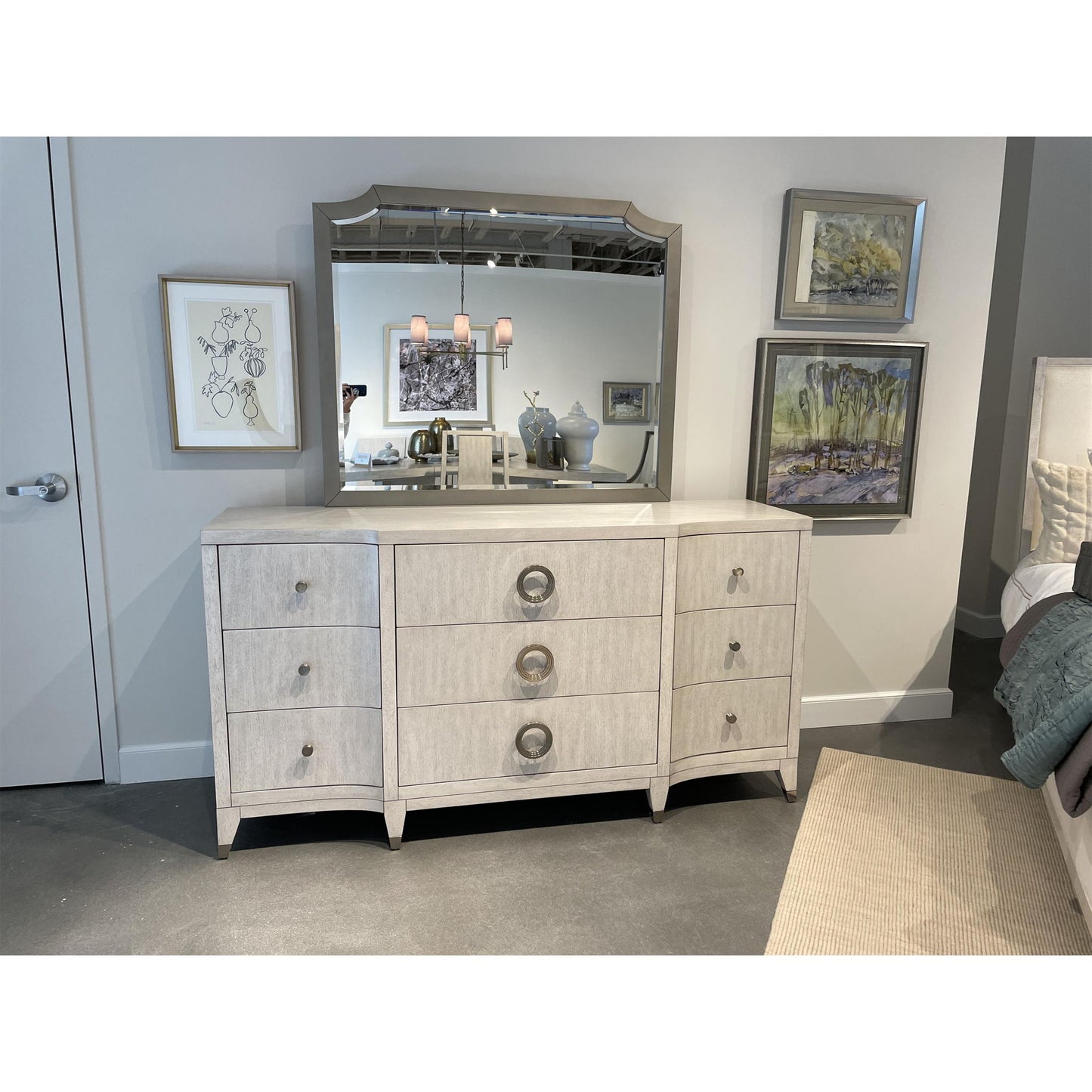 Hepburn - Mirror - White