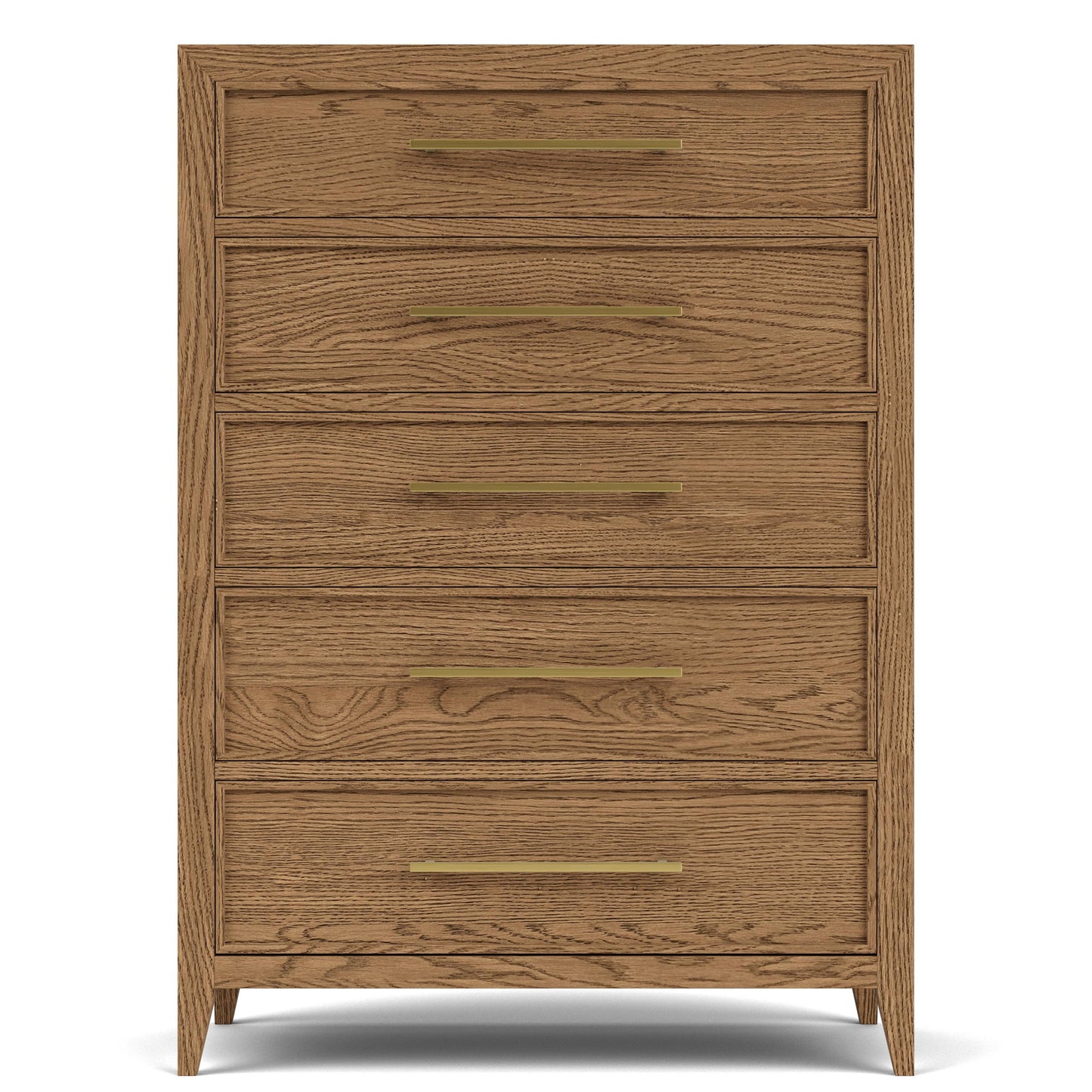 Halbrooke - Five Drawer Chest - Light Brown