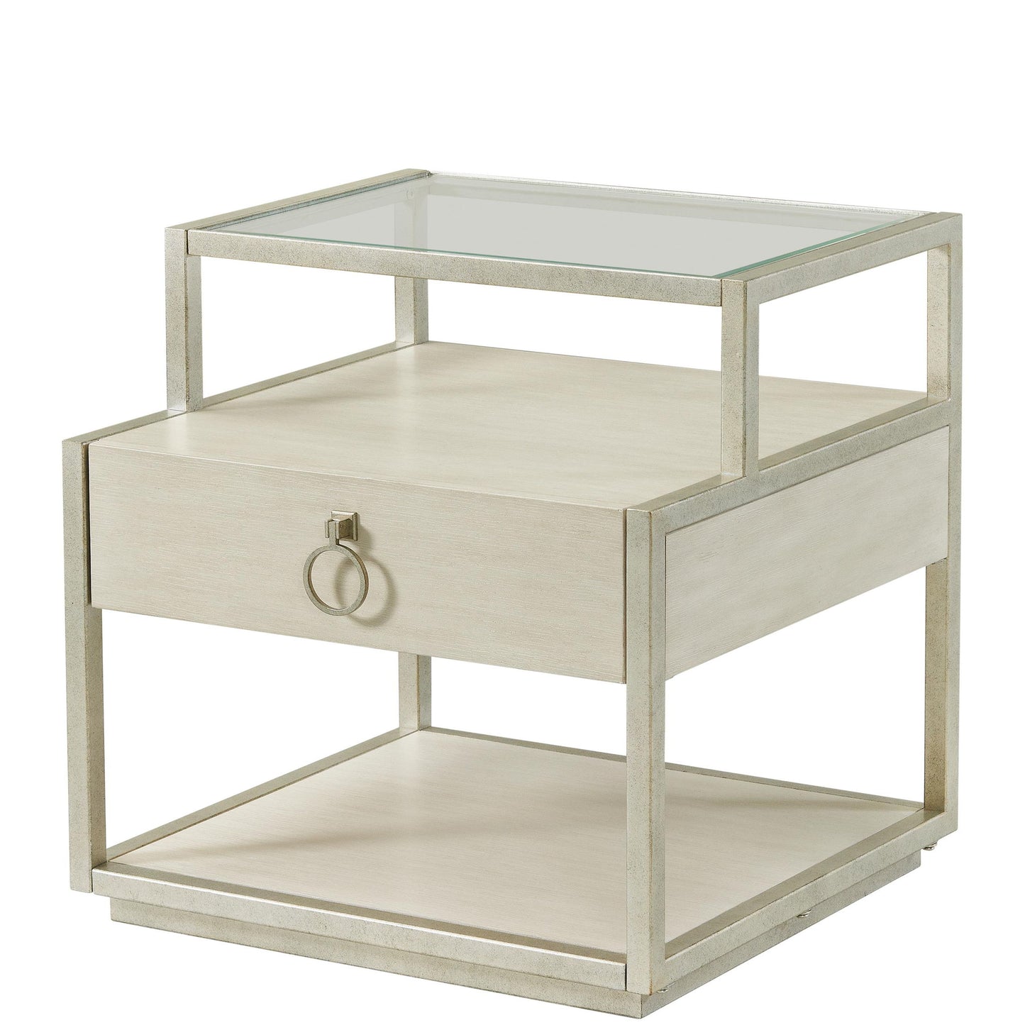 Maisie - Rectangular Side Table - Champagne