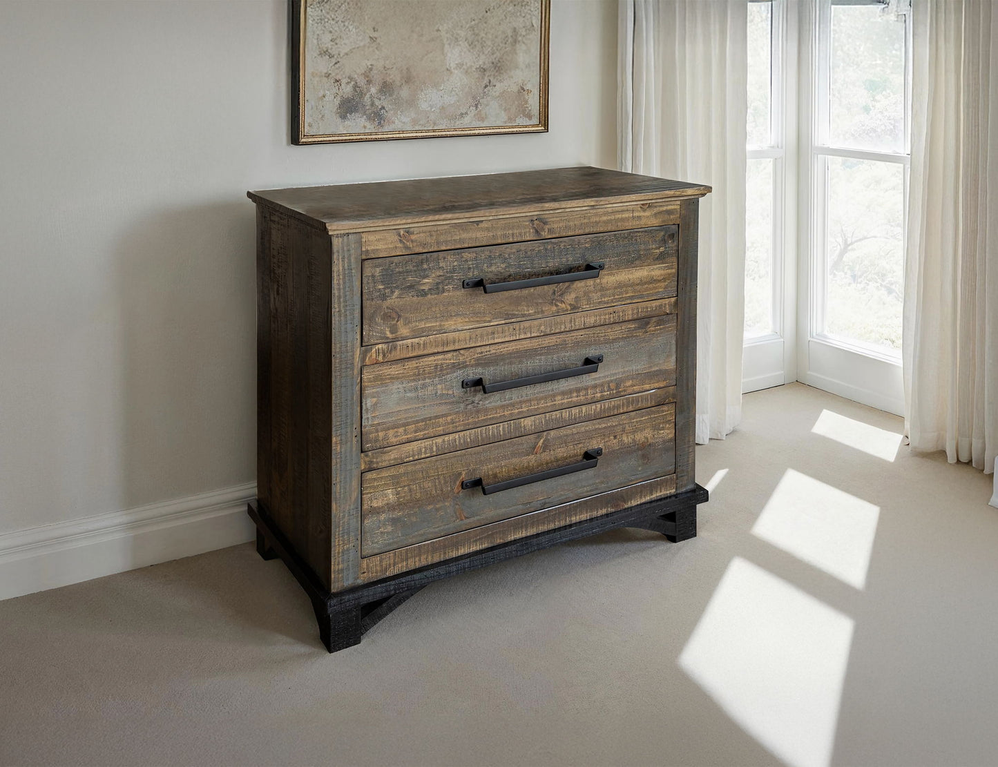 Loft Brown - Chest - Two Tone Gray / Brown