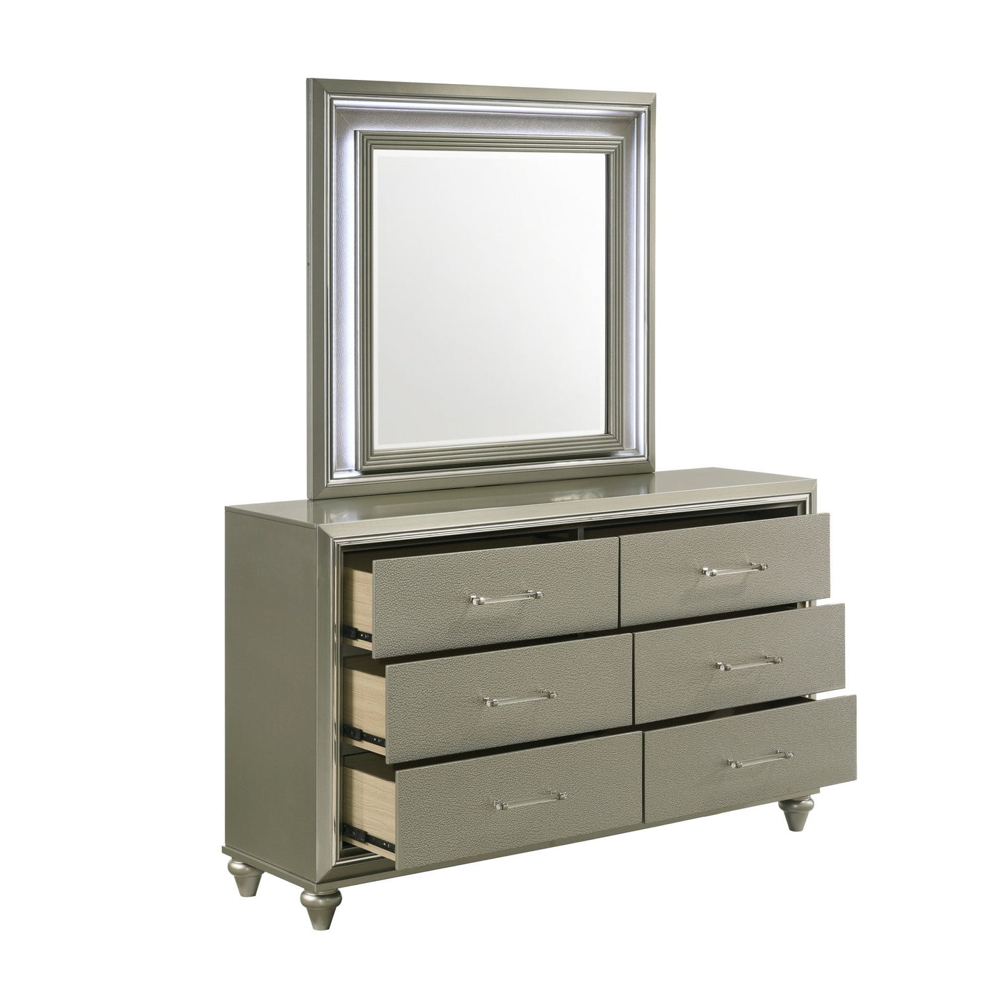 Lumina - Lighted Mirror - Silver