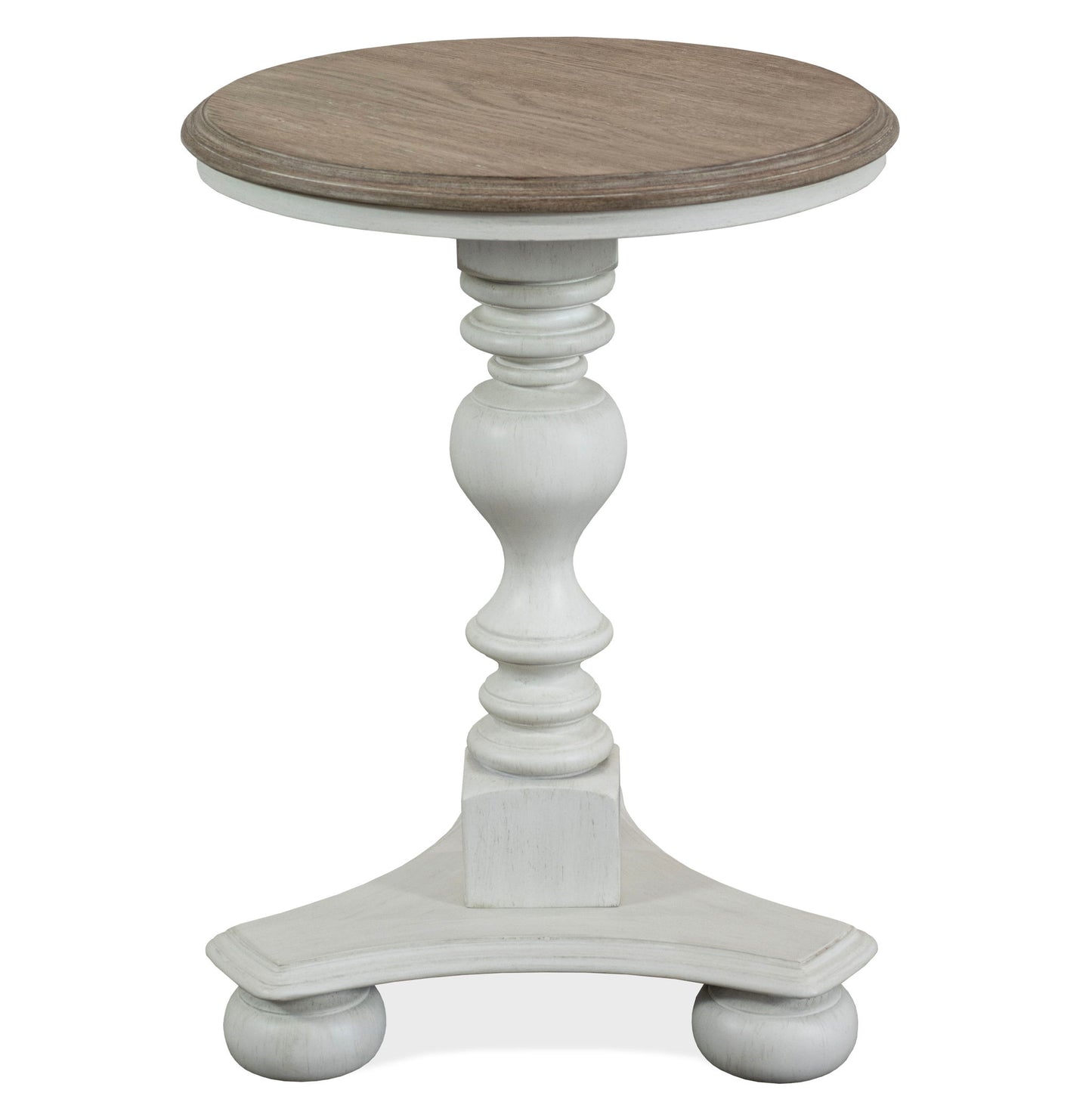 Jameson - Round End Table - White