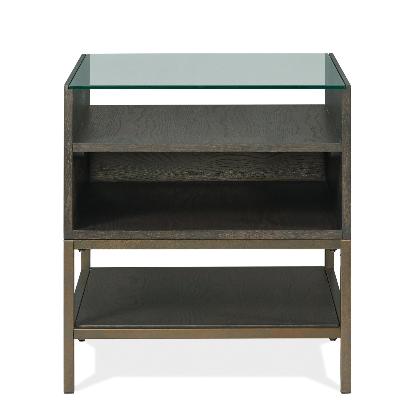 Hyde - Rectangular Side Table - Dark Brown