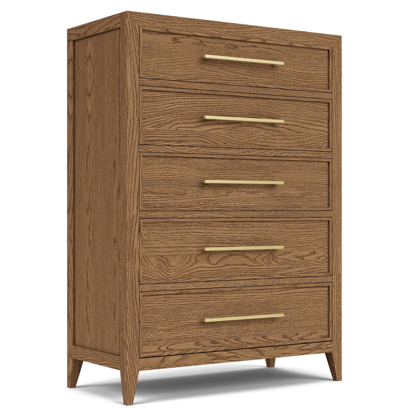 Halbrooke - Five Drawer Chest - Light Brown