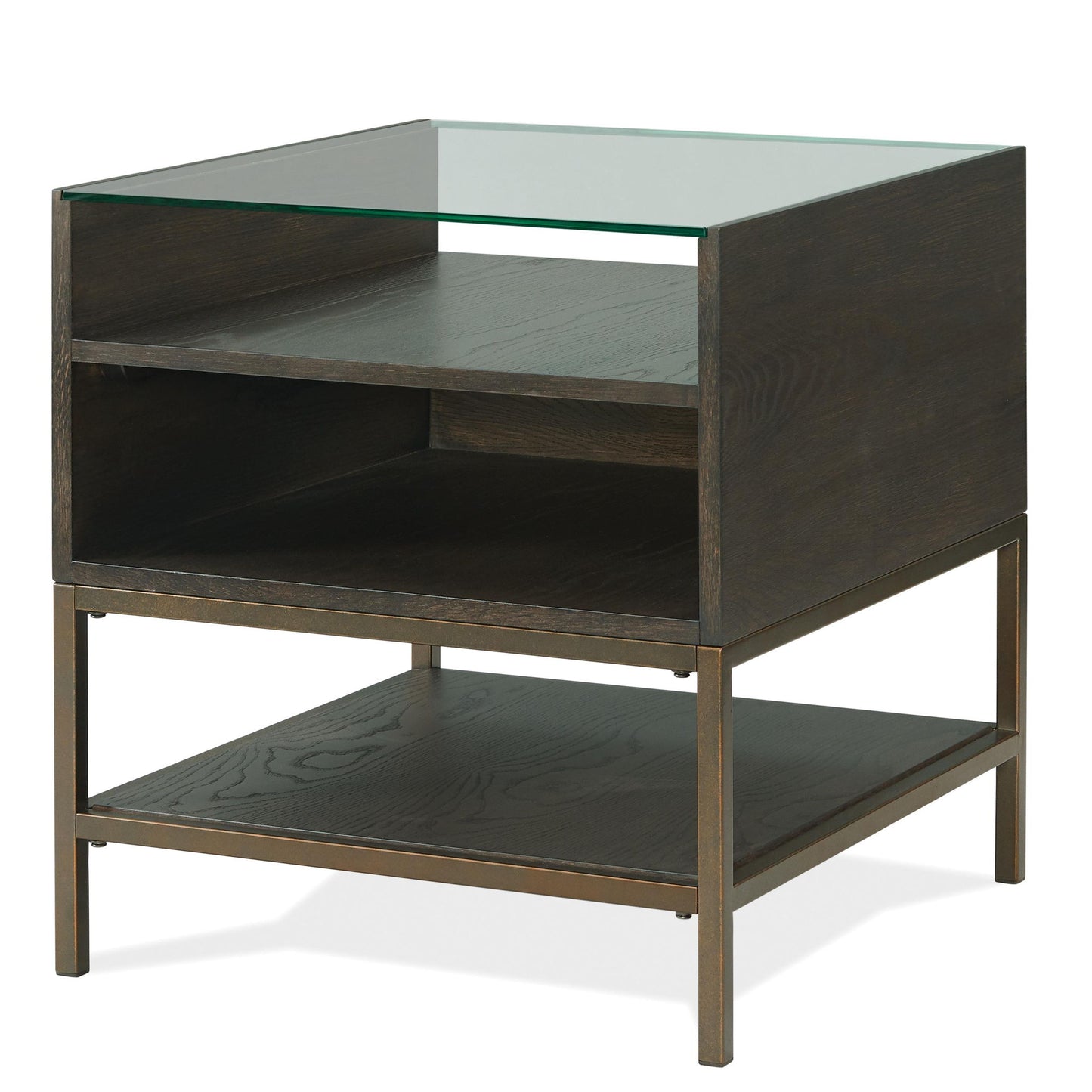 Hyde - Rectangular Side Table - Dark Brown