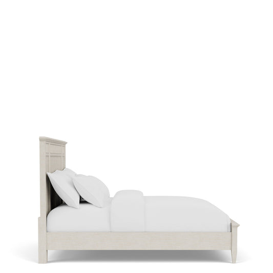 Carmella - King Panel Bed - Pebble Oak