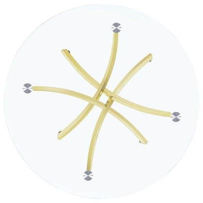 Beckham - Round Glass Top Dining Table