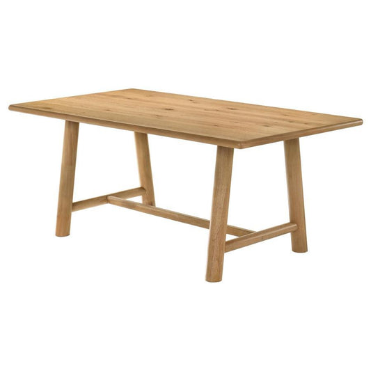 Duncan - 71" Rectangular Wood Dining Room Table - Washed Oak
