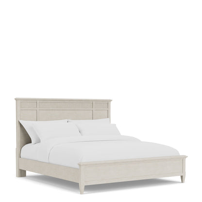 Carmella - King Panel Bed - Pebble Oak