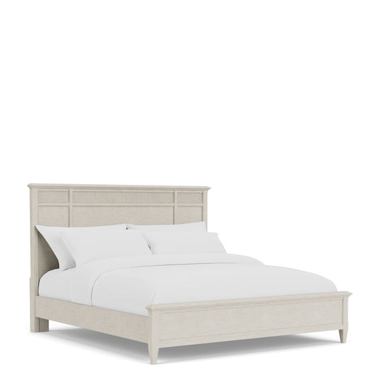 Carmella - King Panel Bed - Pebble Oak