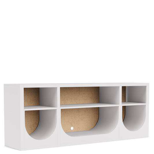 Rosalie - Media Console - White Caps / Hemlock