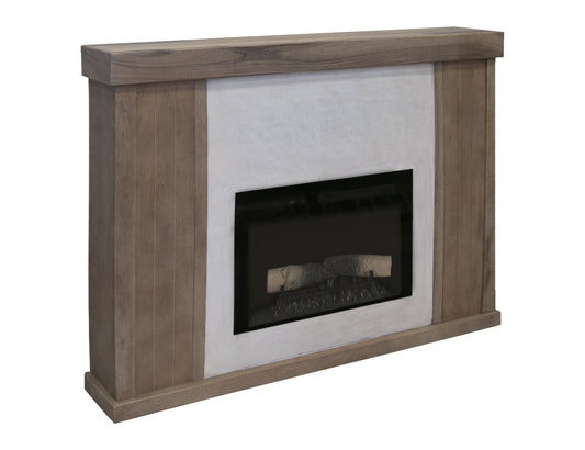 Parota - Electric Fireplace - Dark Brown