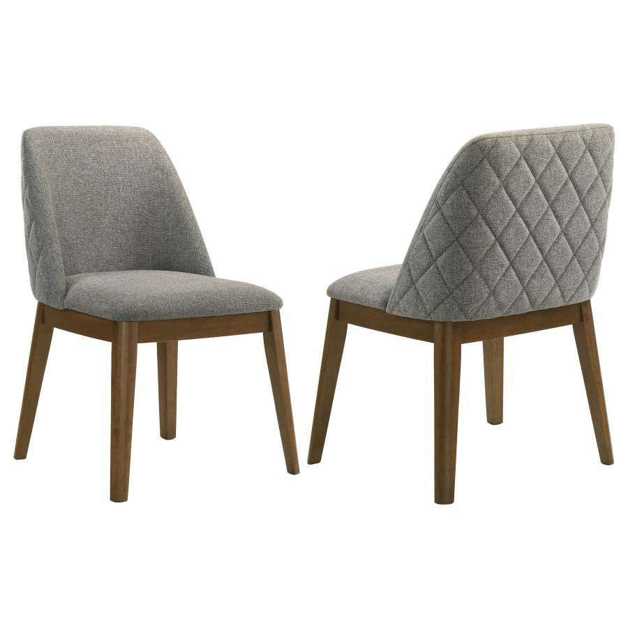 Franklin - Upholstered Dining Side Chair (Set of 2) - Gray