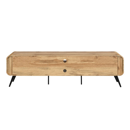 Rowan - 71" Low Profile TV Console - Natural