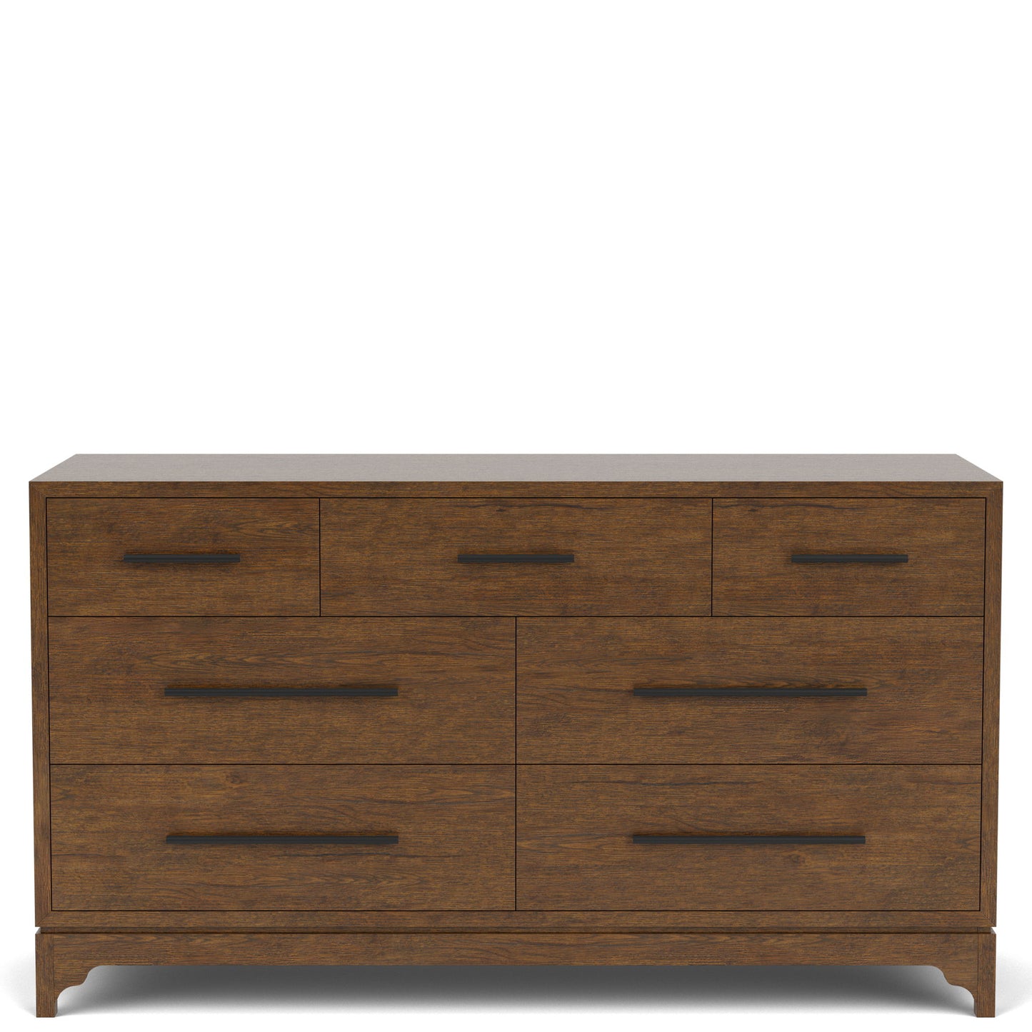 Calhoun - 7 Drawer Dresser - Whiskey Oak