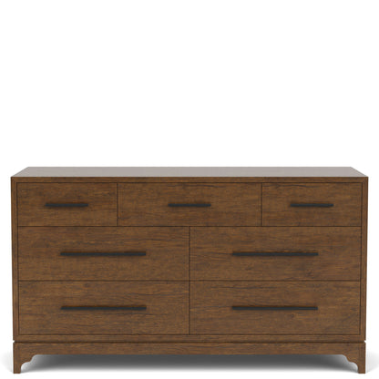 Calhoun - 7 Drawer Dresser - Whiskey Oak