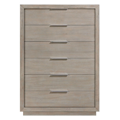 Arcadia - 6-Drawer Chest - Gray