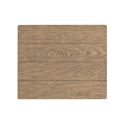 Barrington Two Tone - Side Table - Antique Oak / Matte Black