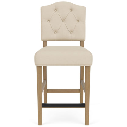 Mix-N-Match Chairs - Button Tufted Upholstered Stool