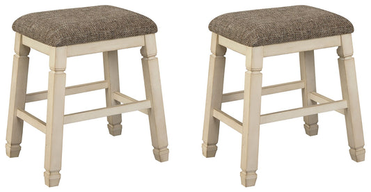 Bolanburg - Upholstered Stool (Set of 2) - Beige