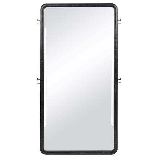 Leandro - 76" Full Length Floor Mirror - Burnished Black