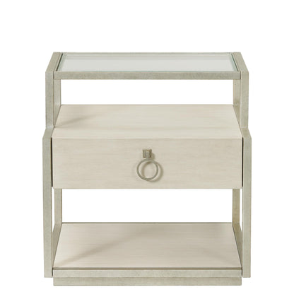 Maisie - Rectangular Side Table - Champagne