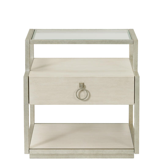 Maisie - Rectangular Side Table - Champagne