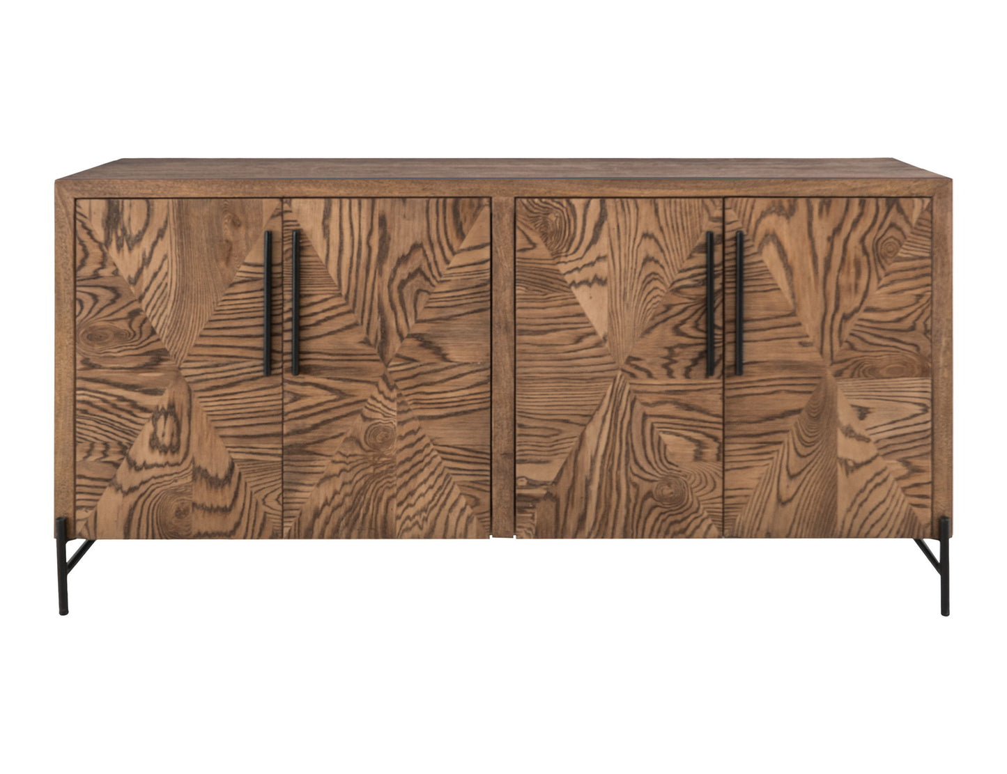 Verona - 4-Door Console - Renwick Oak Brown