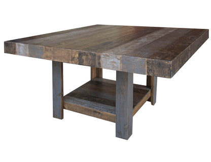 Loft - 54” Square Table - Two Tone Gray / Brown