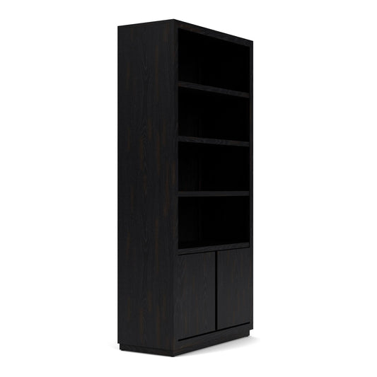Westwood Dark - Bookcase - Whiskey / Ebony Whiskey Oak