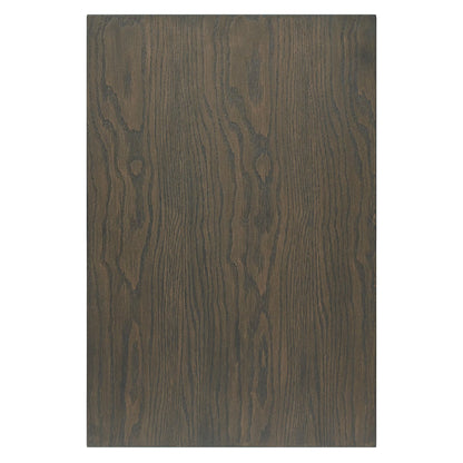 Hyde - Rectangular Chairside Table - Dark Brown