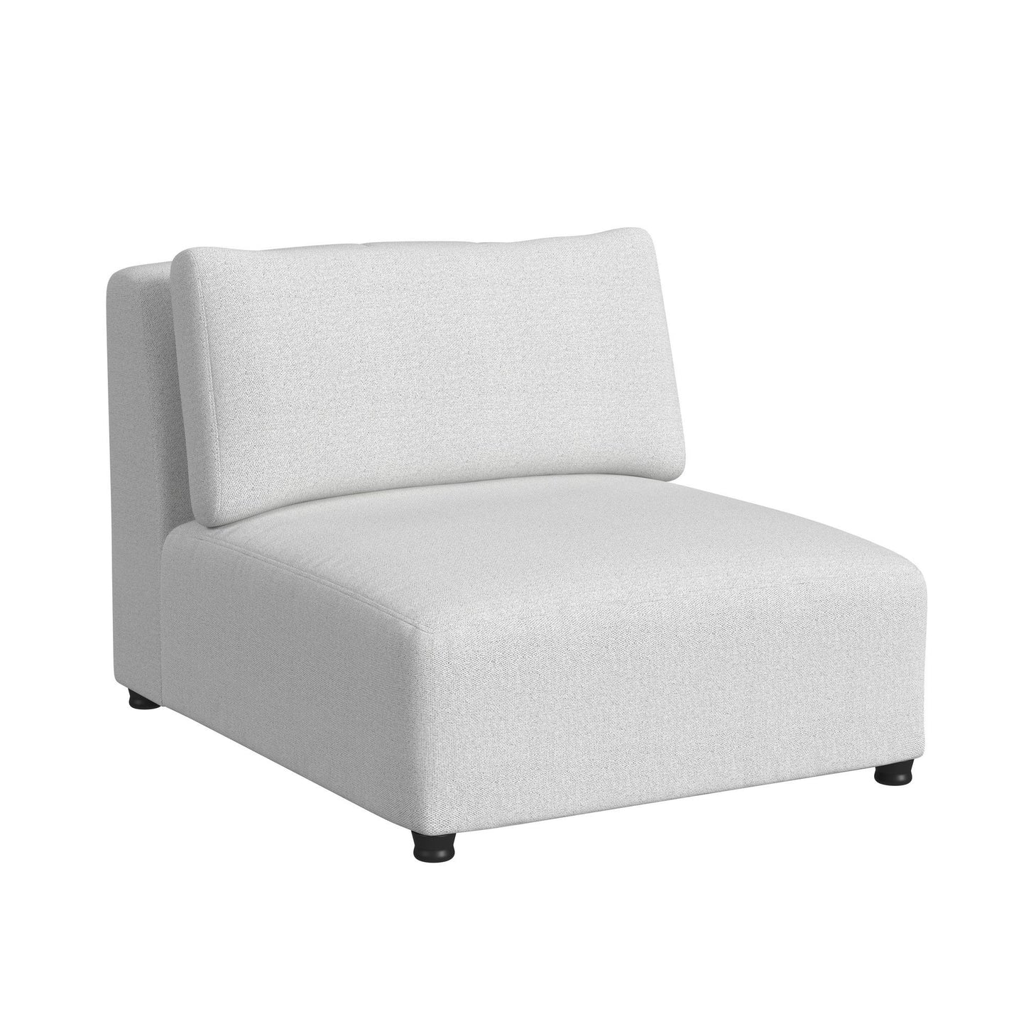 Zandara - 5 Piece Modular Set Sectional With Ottoman - Beige